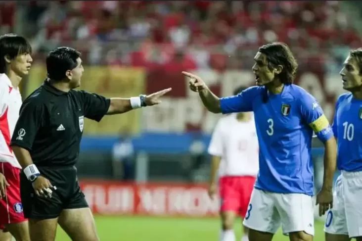 Sejarah Kelam Suap Wasit pada waktu Korea Selatan vs Italia pada Piala Global 2002
