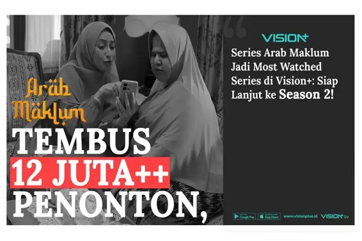 Tembus 12 Juta++ Penonton, Series Arab Maklum Jadi Most Watched Series di Vision+: Siap Lanjut ke Season 2!