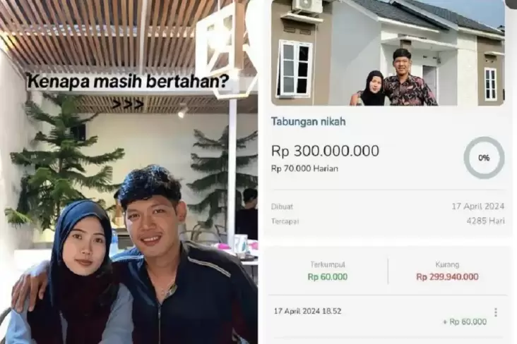 Viral! Tren Pamer Tabungan untuk Nikah, Netizen: Salfok Sama yang digunakan Rp300 Juta