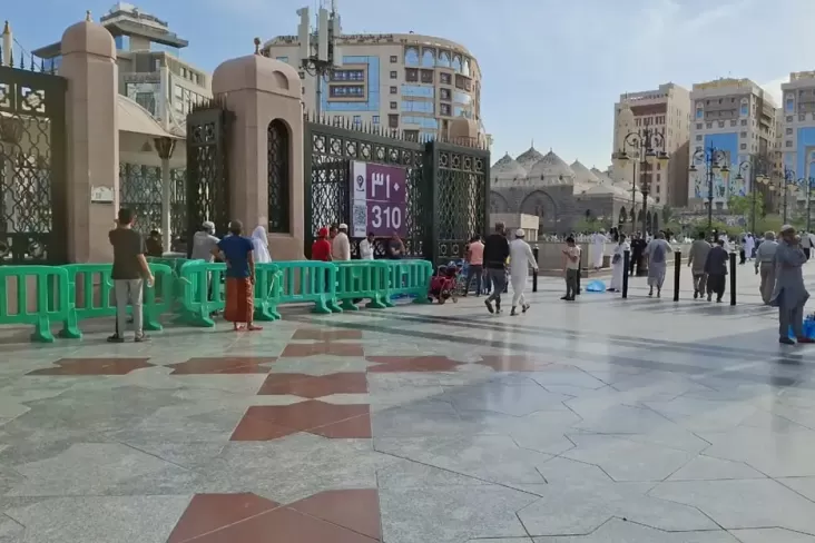 5 Kode Anti Nyasar bagi Jemaah pada saat Beribadah ke Masjid Nabawi