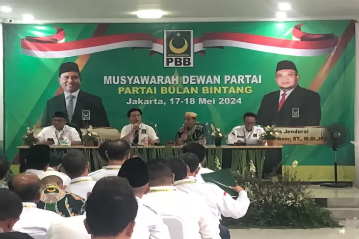 Gelar Musyawarah Dewan Partai, PBB Tentukan Calon Kepala Daerah pada pemilihan gubernur 2024