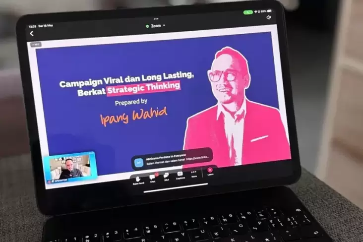 Sosok ke Balik Branding Gemoy Prabowo Menyita Perhatian Ribuan Audien Webinar