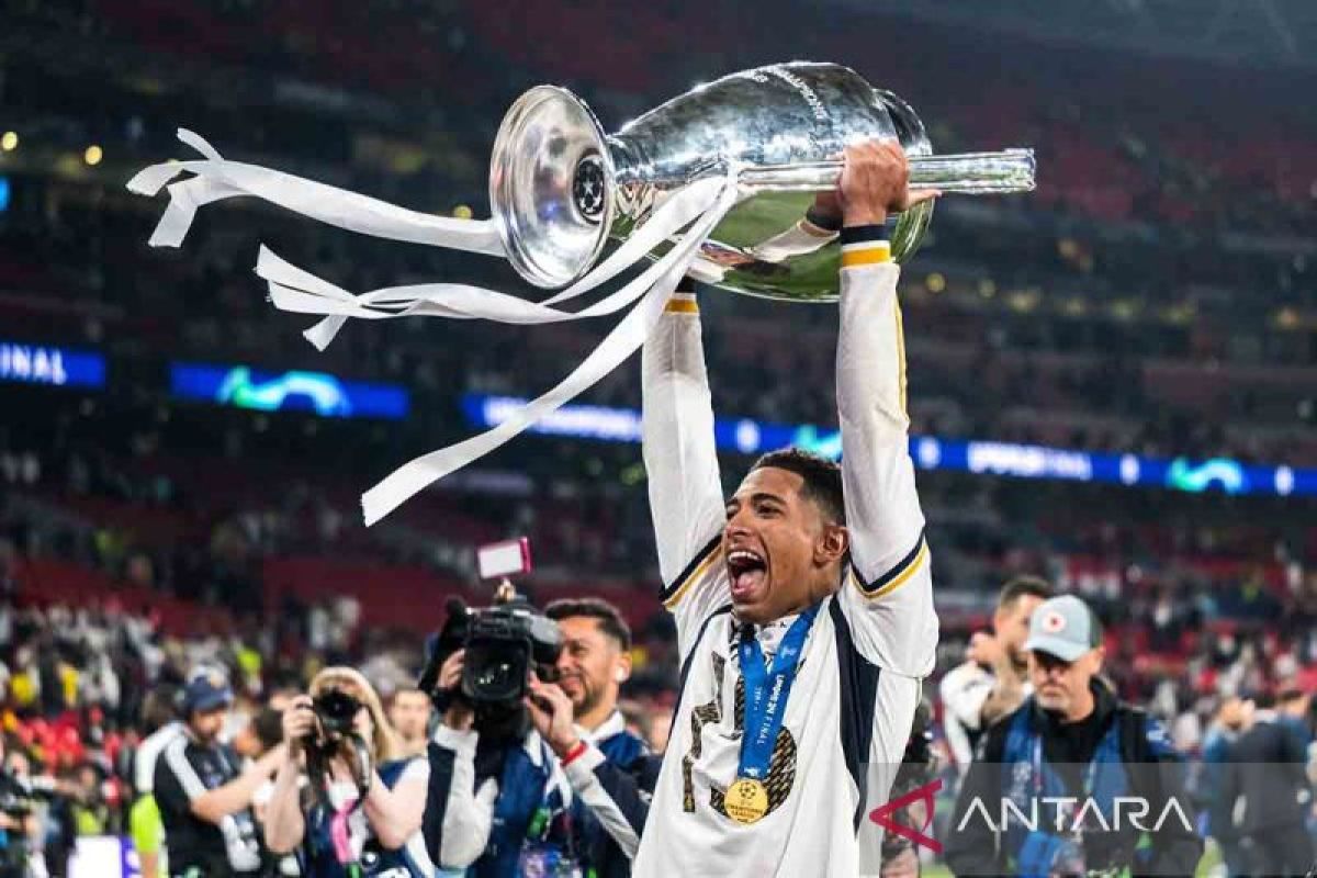 Real Madrid juara Kejuaraan Champions 2023/24 usai kalahkan Dortmund 2-0