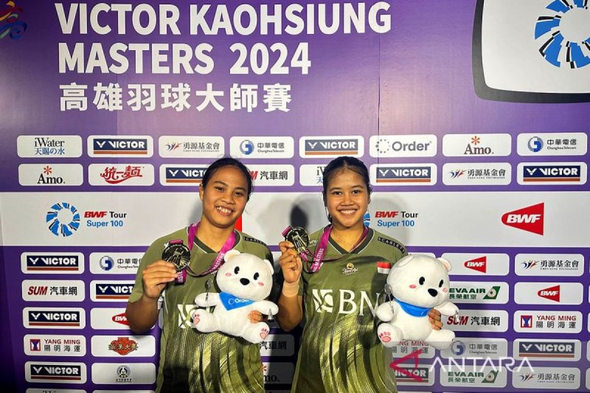 Kalahkan perwakilan tuan rumah, Jesita/Febi juara Kaohsiung Masters 2024