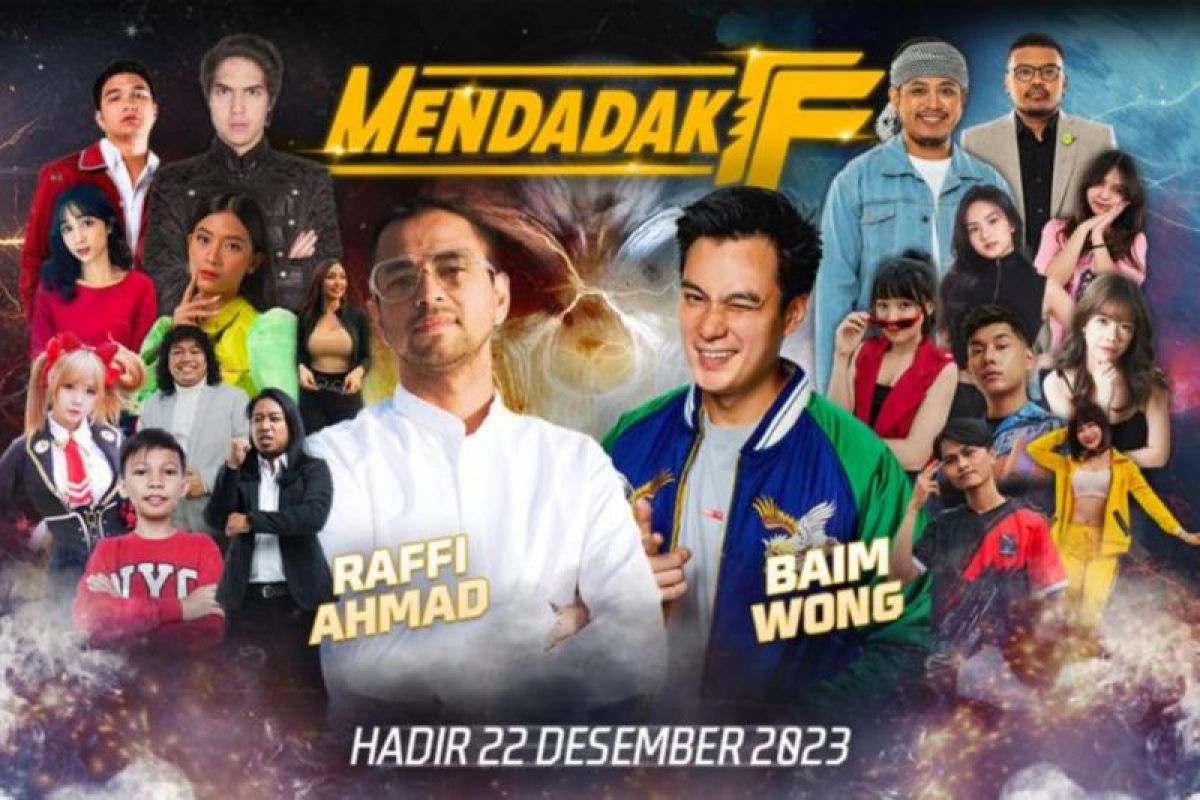 Raffi Ahmad kemudian Baim Wong akan beradu ke “Mendadak Free Fire”