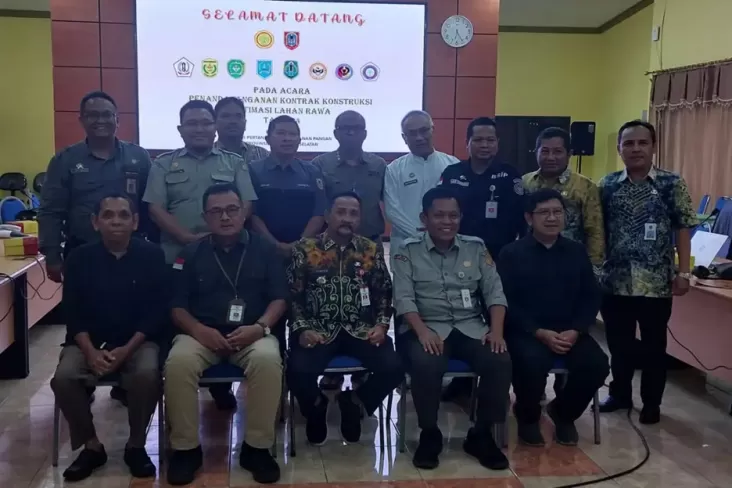 Antisipasi Darurat Pangan, Kementan Bersama Pemprov Kalsel Optimalkan Lahan Rawa