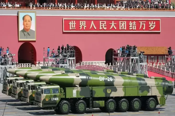 DF-26B, Rudal Modern China Dibuat untuk Tenggelamkan Kapal Induk Negeri Paman Sam