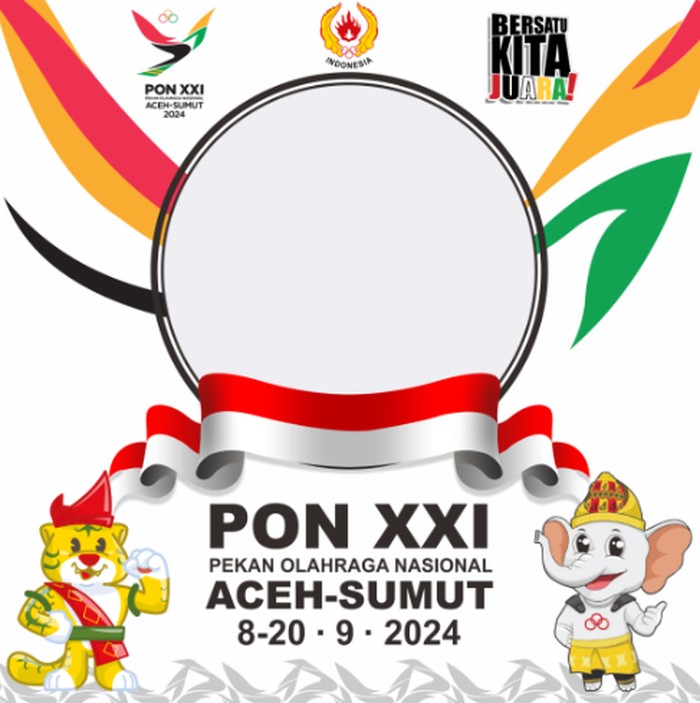 30 Twibbon PON ke-XXI Aceh-Sumut 2024: Link Download hingga Cara Pakai